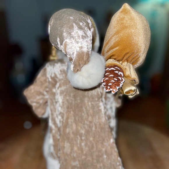 Santa Clause Golden Elegant Christmas Old St. Nick - Picture 5 of 8